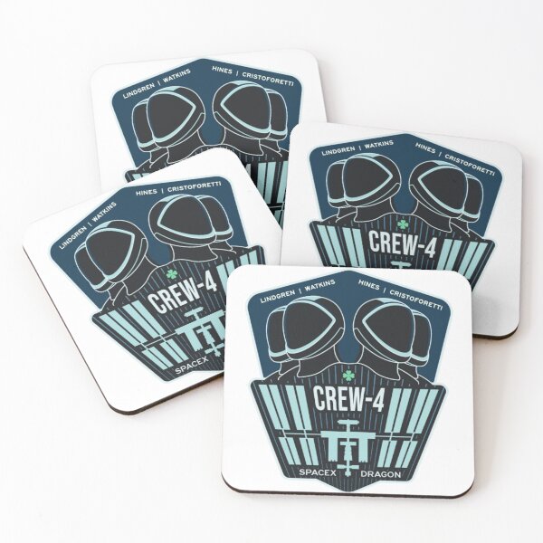 Item preview, SpaceX Crew-4 Human Spaceflight Mission Patch designed and sold by CharlieDesings.
