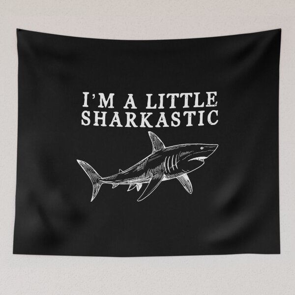 Item preview, I'M A Little Sharkastic Funny Shark Love Scuba Divers Marine designed and sold by JoannMinndy.