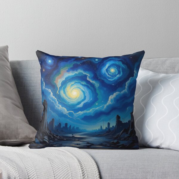 Item preview, Starry night sky in a abandoned wasteland  designed and sold by Horror03.