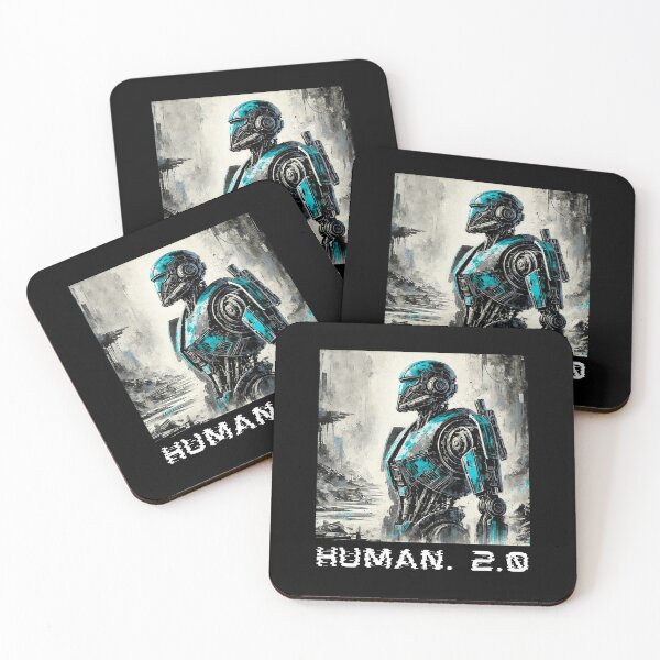 Item preview, humanoid robot art designed and sold by TEEJAMBOREE.