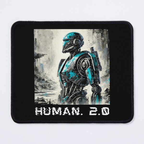 Item preview, humanoid robot art designed and sold by TEEJAMBOREE.