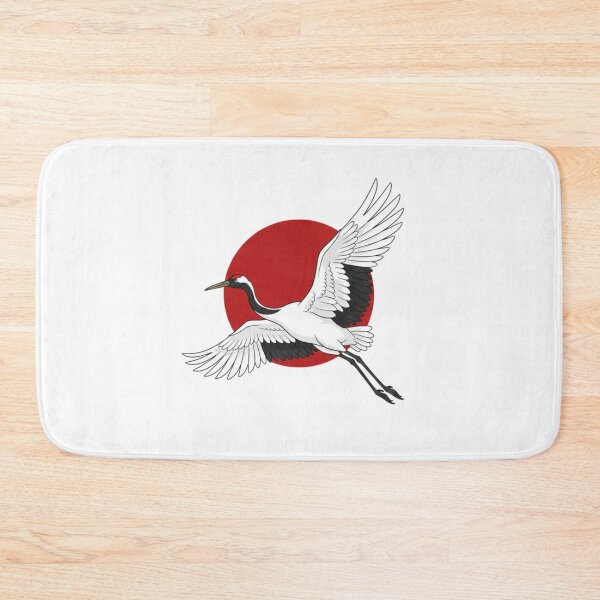 Item preview, Elegant Crane Rising Sun Symbol designed and sold by Latrolll.