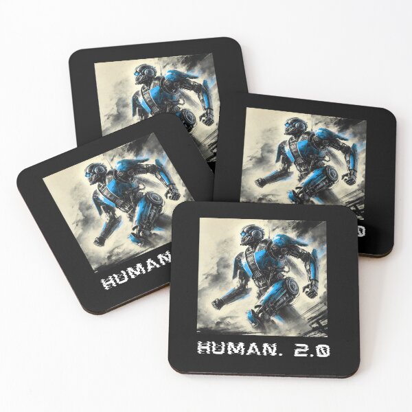 Item preview, humanoid robot art designed and sold by TEEJAMBOREE.