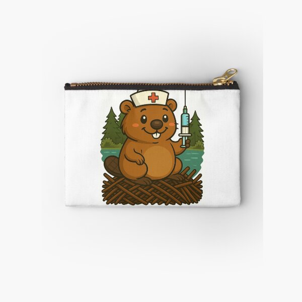 Item preview, Nurse Beaver – Cute Medical Nurse Beaver Art, Healthcare Worker Gift designed and sold by BeaverLover123.