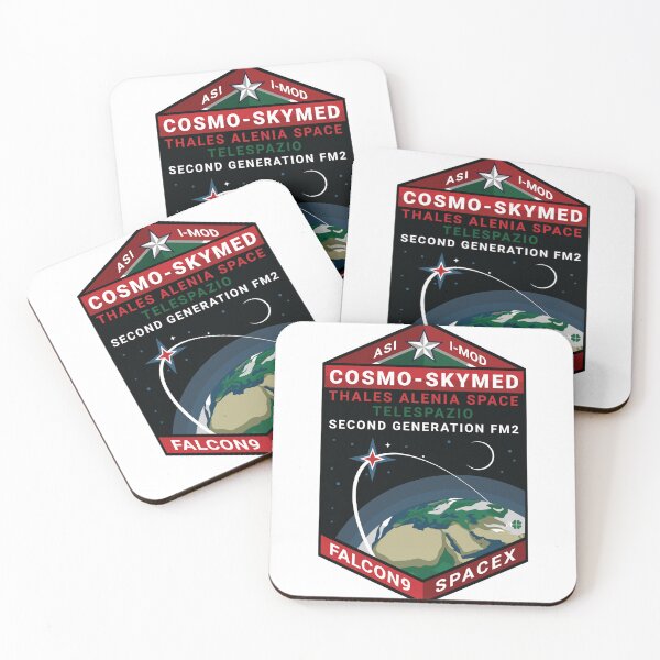 Item preview, SpaceX COSMO-SkyMed Second Generation FM2 Launch Patch designed and sold by CharlieDesings.