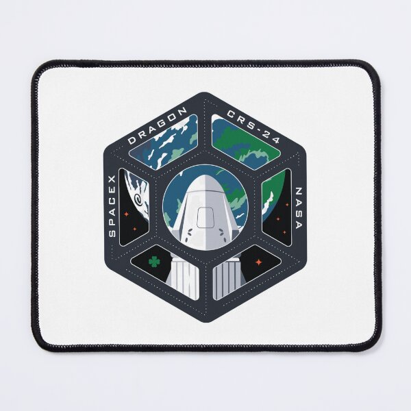 Item preview, SpaceX Dragon CRS-24 Resupply Mission Patch designed and sold by CharlieDesings.