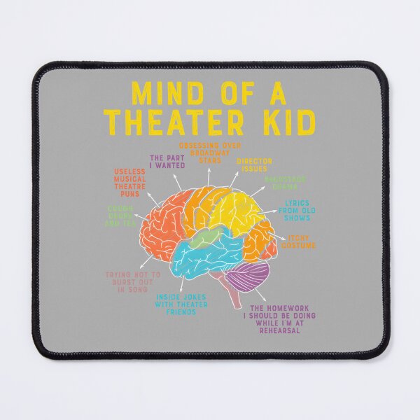 Item preview, Mind Of A Theater Kid Brain Funny Brain Anatomy Theater Nerd designed and sold by KristineLi.