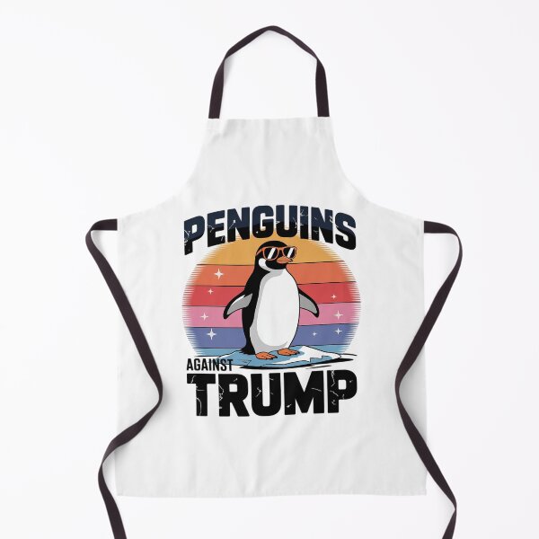 Aperçu de l'œuvre Des pingouins contre Trump lèvent les nageoires des pingouins anti-Trump créée et vendue par MathisBellanger.