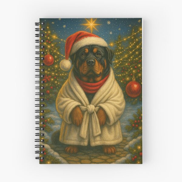 Item preview, Rottweiler on Christmas Eve designed and sold by 123ks.