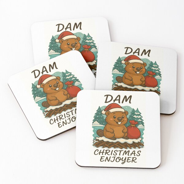Item preview, Christmas Beaver – Cute Holiday Beaver Art, Funny Xmas Dam Design designed and sold by BeaverLover123.
