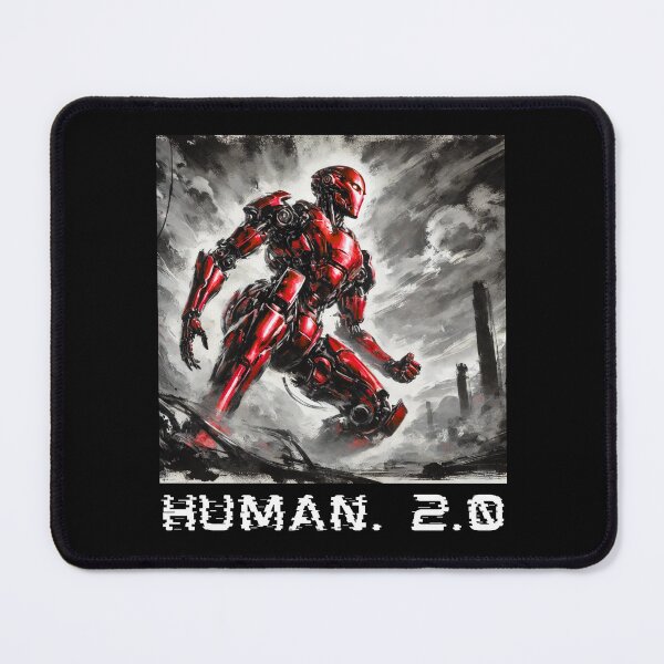 Item preview, humanoid robot art designed and sold by TEEJAMBOREE.