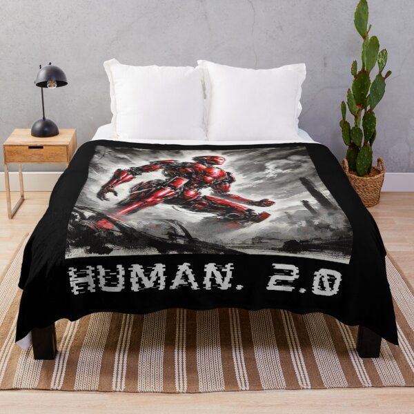 Item preview, humanoid robot art designed and sold by TEEJAMBOREE.