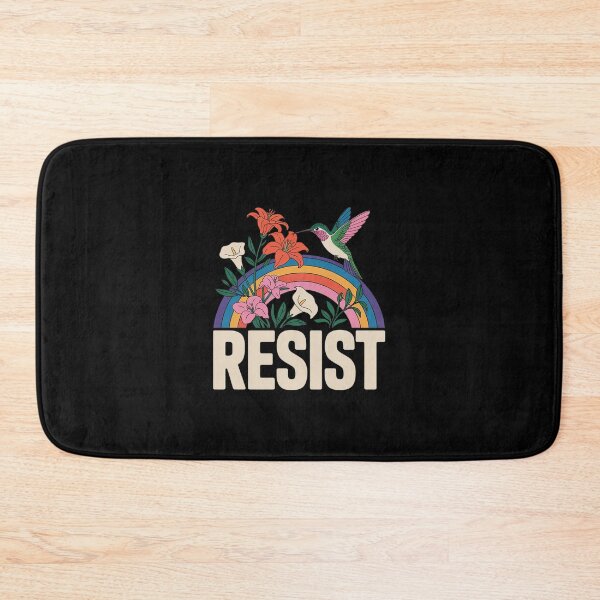 Item preview, Resist Floral Anti Trump Political Protest Pride Month LGBTQ  designed and sold by MathisBellanger.