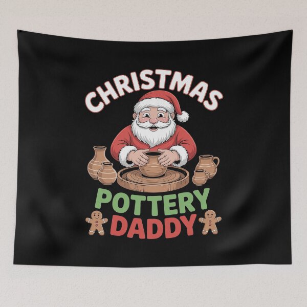 Item preview, Christmas Pottery Daddy Santa Claus Ceramic Artist Christmas  designed and sold by KotexTemu.