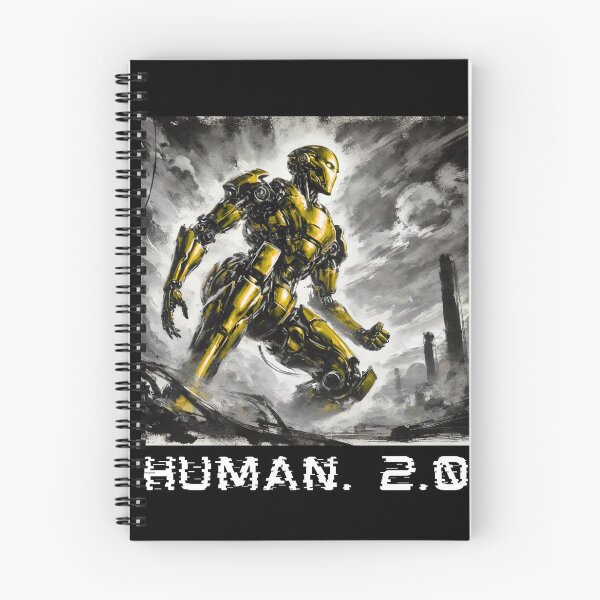 Item preview, humanoid robot art designed and sold by TEEJAMBOREE.