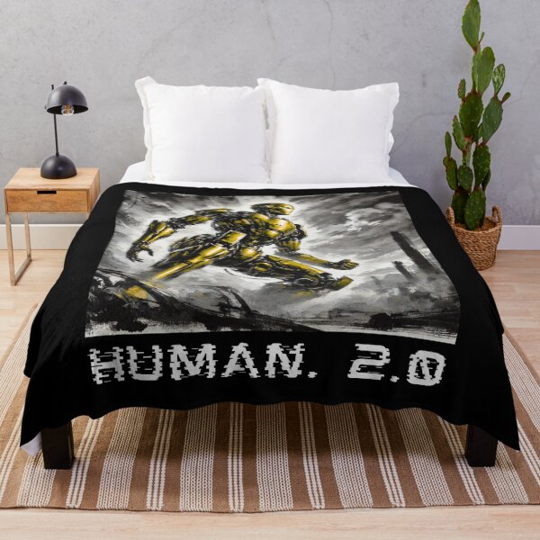 Item preview, humanoid robot art designed and sold by TEEJAMBOREE.