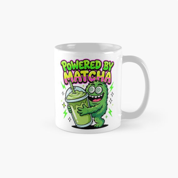 Item preview, Powered By Matcha | Funny Caffeine Alternative Quote designed and sold by shellymope.