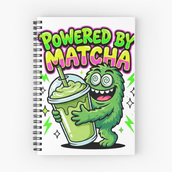Item preview, Powered By Matcha | Funny Caffeine Alternative Quote designed and sold by shellymope.