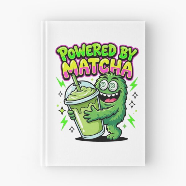 Item preview, Powered By Matcha | Funny Caffeine Alternative Quote designed and sold by shellymope.