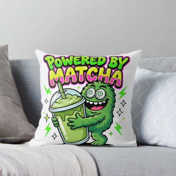 Item preview, Powered By Matcha | Funny Caffeine Alternative Quote designed and sold by shellymope.