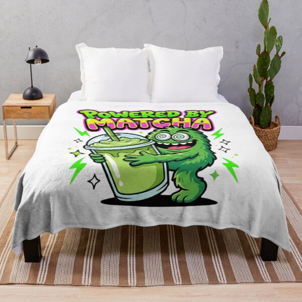 Item preview, Powered By Matcha | Funny Caffeine Alternative Quote designed and sold by shellymope.