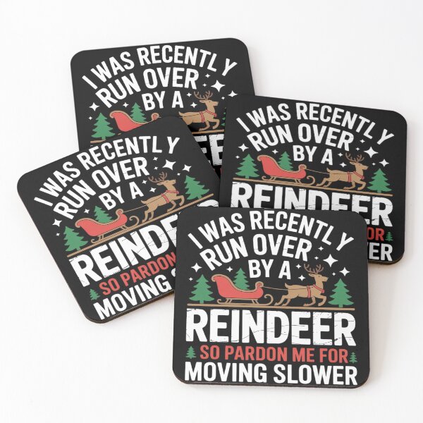 Item preview, Christmas Runover By Reindeer Funny Xmas Women Men Kids designed and sold by KotexTemu.