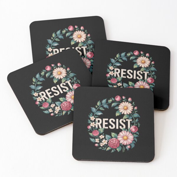 Item preview, Resist Floral Protest Trump Anti Trump  designed and sold by MicanCuteStore.