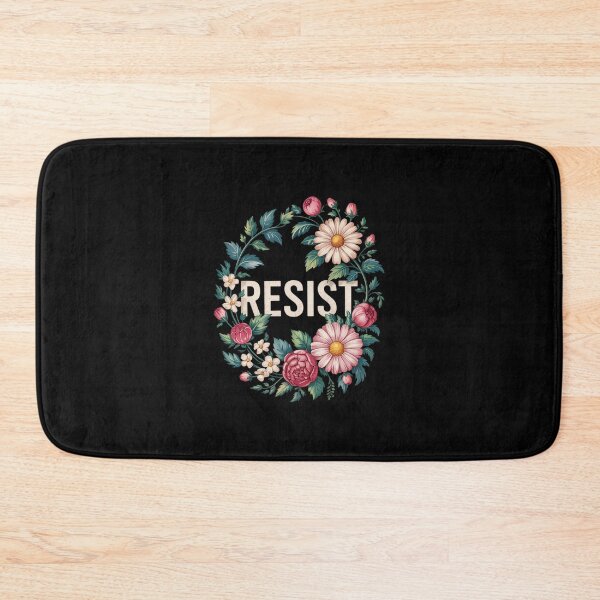 Item preview, Resist Floral Protest Trump Anti Trump  designed and sold by MicanCuteStore.