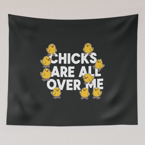 Item preview, Chicks Are All Over Me Funny Easter Pun Sarcastic Chicken Egg Hunt Costume  designed and sold by alenaz.