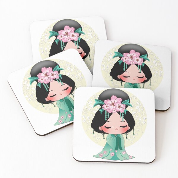 Item preview, Cherry blossom doll designed and sold by Sonia Jones Art.