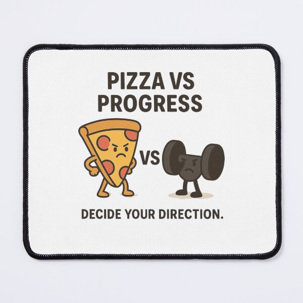 Item preview, PIZZA VS PROGRESS-DECIDE YOUR DIRECTION designed and sold by Motivive.
