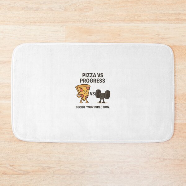 Item preview, PIZZA VS PROGRESS-DECIDE YOUR DIRECTION designed and sold by Motivive.