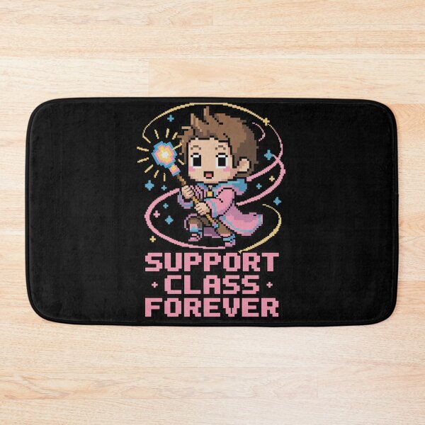 Item preview, Support Class Forever | Retro RPG Healer Mage Gaming Gift | Player Two Forever  designed and sold by pixelpopplanet.