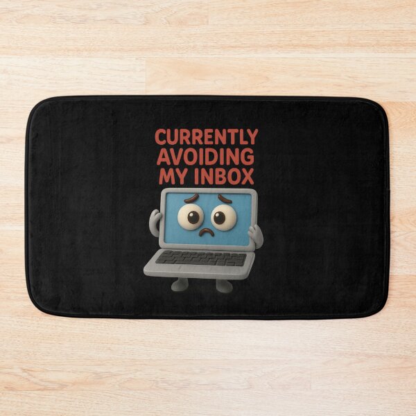 Item preview, Cute Laptop Character - Currently Avoiding My Inbox | Kawaii Office Humor Gift Art designed and sold by Moons Studio.