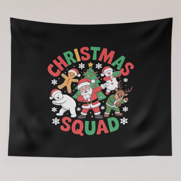 Item preview, Christmas Squad Santa Dabbing Elf Family Matching Pajamas designed and sold by KotexTemu.