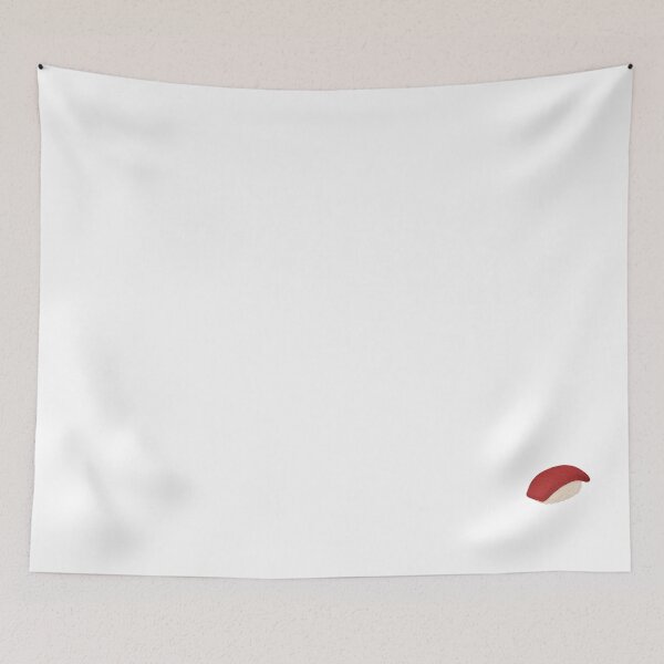 Item preview, Embroidered Tuna Nigiri – Minimal Food Art designed and sold by JPN-NOGRAY-SHOP.
