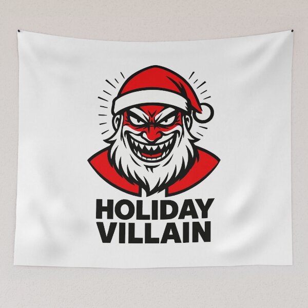 Item preview, Holiday Villain Santa designed and sold by SnappyPNG.
