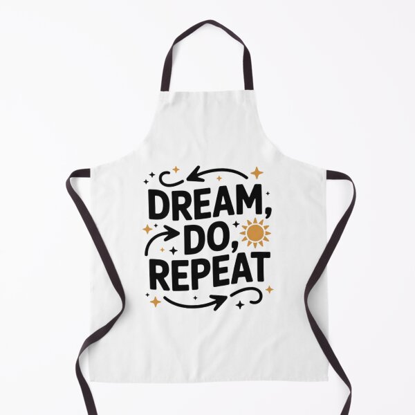Item preview, Dream Do Repeat – Motivational Minimalist Productivity Typography designed and sold by NEPHLIA.