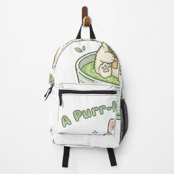 Item preview, A Purr-fect Matcha | Cute Cat & Green Tea Lover Design designed and sold by shellymope.