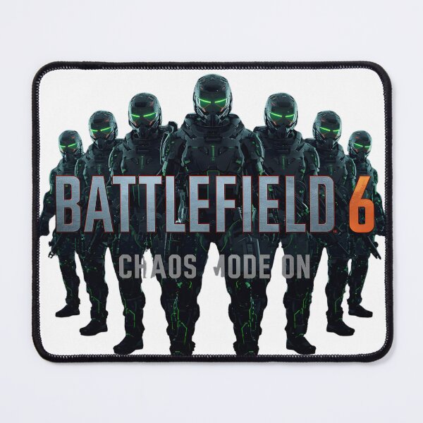 Item preview, Battlefield 6 – CHAOS MODE ON | Futuristic Soldier Squad Design designed and sold by Graphic Therapist.