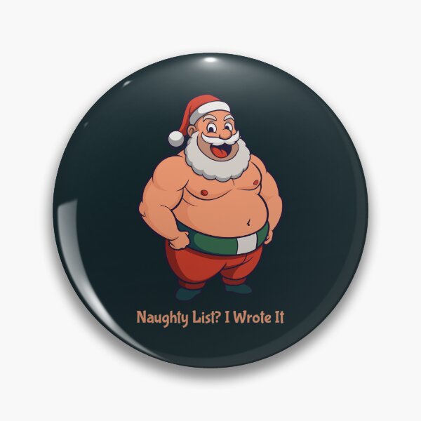 Item preview, Buff Santa – Naughty List? I Wrote It designed and sold by Drawings Project.