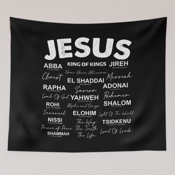 Item preview, Jesus Is King Names Of God Hebrew Jesus Christian (On Back) designed and sold by EdithKelly1.
