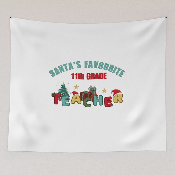Item preview, Santa’s Favourite 11th Grade Teacher designed and sold by DixieGirlStudio.