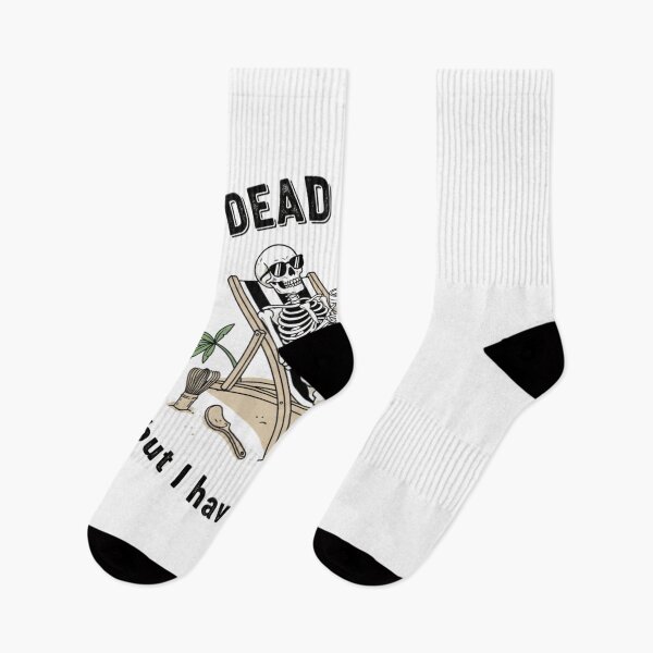 Item preview, Dead Tired But I Have Matcha | Funny Skeleton Green Tea Design designed and sold by shellymope.