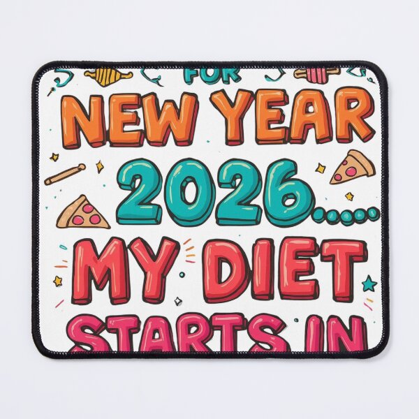 Item preview, I Am Ready for New Year 2026… My Diet Starts in 2030 designed and sold by Bada-stickers.