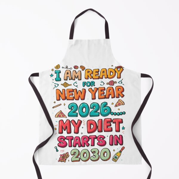Item preview, I Am Ready for New Year 2026… My Diet Starts in 2030 designed and sold by Bada-stickers.
