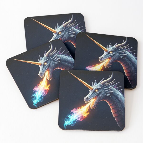 Item preview, Unicorn Dragon, Ai Generated Art  designed and sold by ACC .