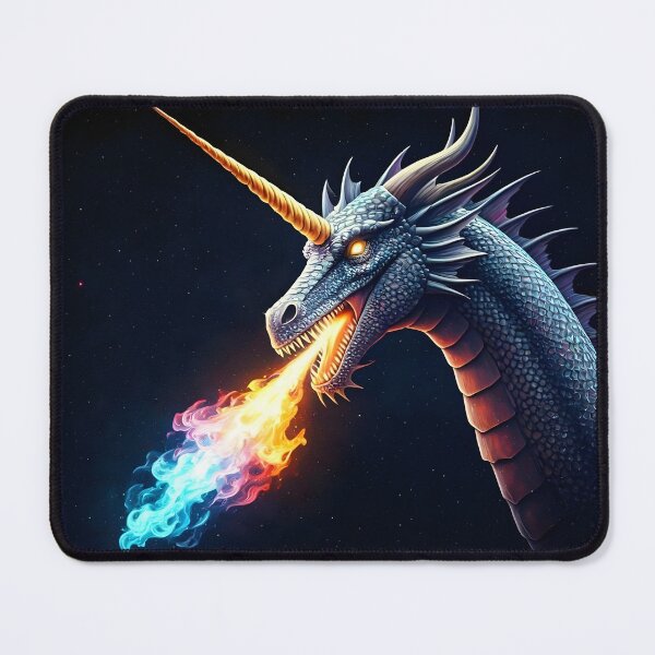 Item preview, Unicorn Dragon, Ai Generated Art designed and sold by ACC .