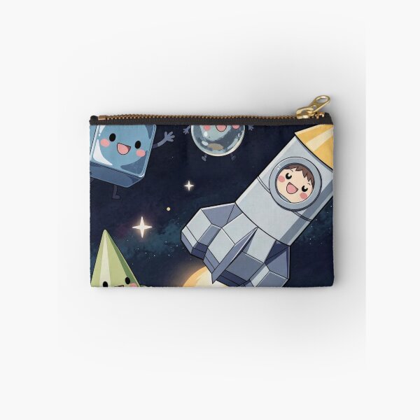 Item preview, Shape Space Puzzle – Blast Off with Geometry! designed and sold by HappySproutArt.