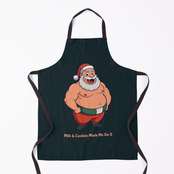 Item preview, Buff Santa - Milk & Cookies Made Me Do It designed and sold by Drawings Project.
